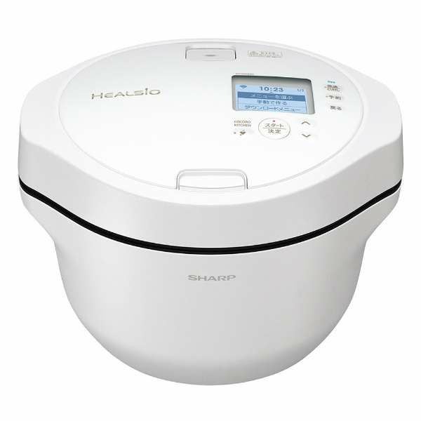 SHARP KN-HW24H-W 自動調理器 シャープ KN-HW24H-W ヘルシオホットクック水なし自動調理鍋 | マサニ