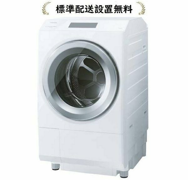 東芝 TW-127XP4R-W[標準設置無料]ZABOON12kg ドラム式洗濯乾燥機[右